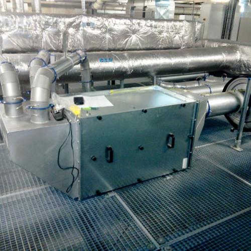 Épuration et rejet d'odeurs ATEX caisson charbons actifs